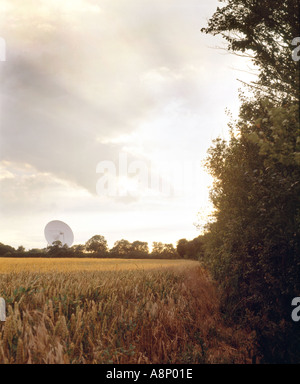 Ricevitore e-merlin radio Astronomia Osservatorio radio Telescopio Cambridge Foto Stock