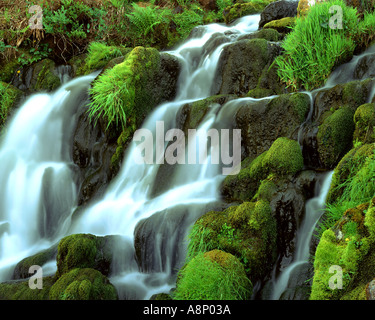 GB - Scozia: cascata sul Ben Dearg sull'Isola di Skye Foto Stock