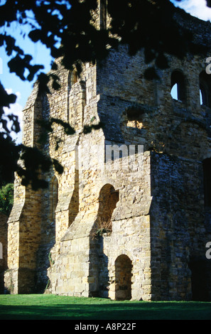 Abbazia di Battle nella città di battaglia East Sussex costruito sul sito della battaglia di Hastings 1066 dove Guglielmo il Conquistatore Foto Stock