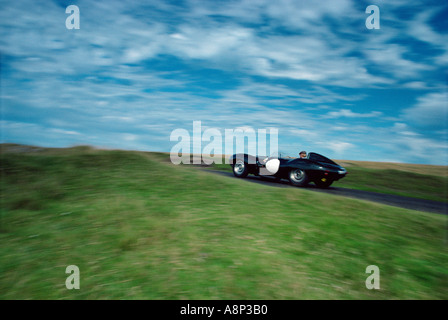 Jaguar D Type produzione modello 1956 classic car Foto Stock