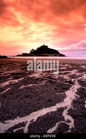 St Michaels Mount Cornwall Inghilterra Foto Stock