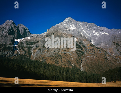 Cina Yunnan Lijiang Jade Dragon Snow Mountain Foto Stock