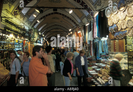 All'interno del Grand Bazaar Istanbul Turchia Foto Stock