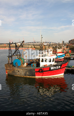 Barche da pesca in Marina Swansea West Glamorgan Wales UK Foto Stock