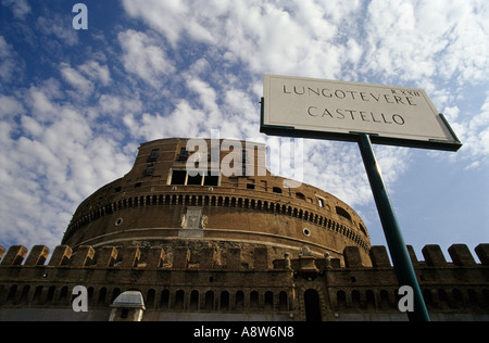 Castel Sant'Angelo a Roma, Italia Foto Stock