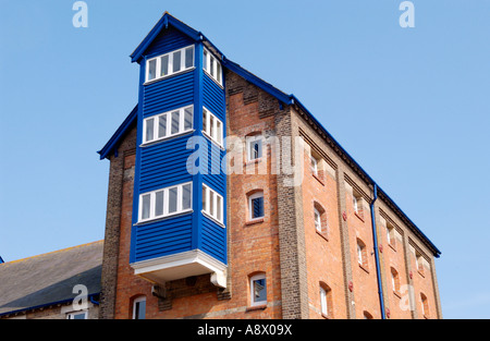 Boschetti Malthouse in Weymouth Regno Unito ristrutturato in appartamenti di lusso e appartamentini parte dei Brewers Quay Area di Conservazione Foto Stock