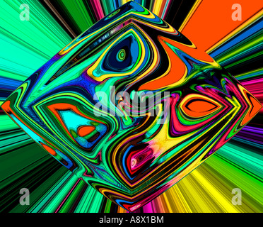 Meltdown colorati. Foto Stock