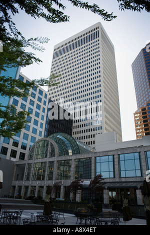 Wachovia Corporate Headquarters Charlotte nella Carolina del Nord è ora Wells Fargo Bank Foto Stock