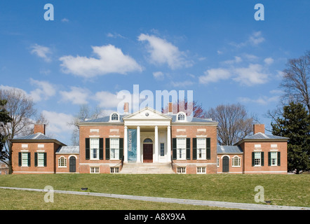 Homewood è in stile federale home e museo sul campus della Johns Hopkins University Charles Street Baltimore, Maryland Foto Stock