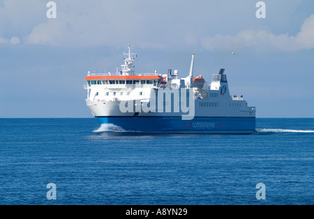 Dh MV Hamnavoe HOY SOUND ORKNEY Northlink ferries traghetto MV Hamnavoe entrando Hoy Sound Foto Stock