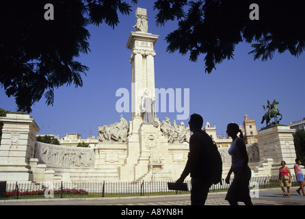 Costituzione di 1812 Piazza città di Cadice la provincia di Cadiz Cadice Andalusia Spagna Foto Stock