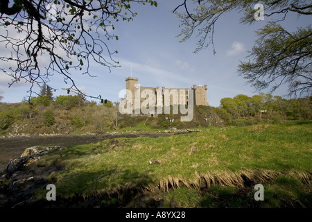 Il castello di Dunvegan home del Mcleods Isola di Skye in Scozia Foto Stock