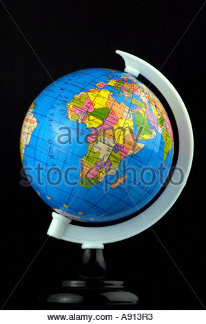 Un globo del mondo Foto Stock