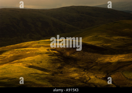 Yarrow Valley e Colline confini regione vicino a Selkirk Scozia Scotland Foto Stock