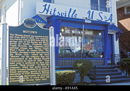 Motown Historical Museum Foto Stock