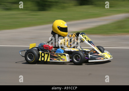 Un racing cadet go kart Foto Stock