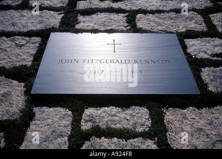 John F Kennedy sito grave Foto Stock