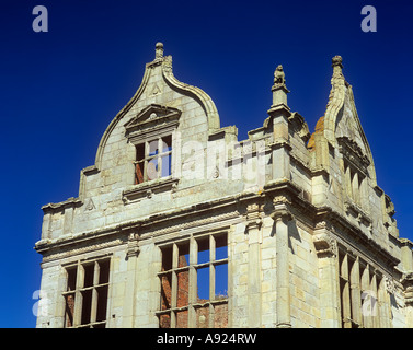 Parte delle rovine di Moreton Corbet castello, c1575-80, vicino Shawbury, Shropshire, Inghilterra. Foto Stock