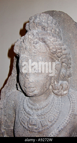 Statua di Siva basalto dell Asia del Sud Foto Stock