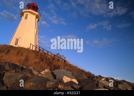 NA, Canada, New Brunswick, Campabello isola. Mulholland faro. Foto Stock