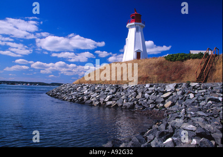 NA, Canada, New Brunswick, Campabello isola. Mulholland faro. Foto Stock