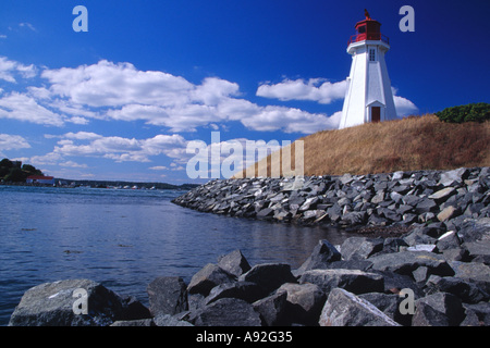 NA, Canada, New Brunswick, Campabello isola. Mulholland faro. Foto Stock