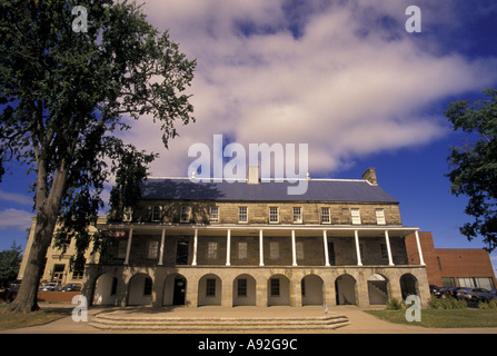 NA, Canada, New Brunswick, Fredricton. York, Sunbury Museo Storico, Officer's Square Foto Stock