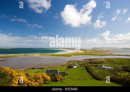 Vista su Bloody Foreland Head County Donegal Eire Foto Stock