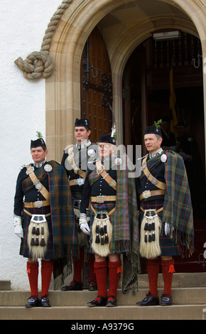 John Murray, undicesimo duca di Atholl, i suoi figli e il nipote a Blair Castle Foto Stock