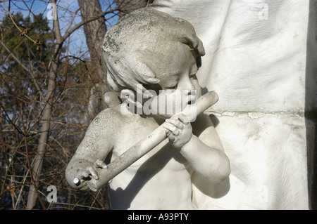 Figura a Franz del supp - Tomba presso il cimitero centrale Foto Stock