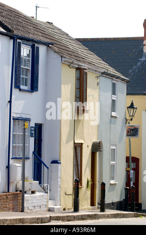 Villette a schiera in Weymouth Dorset England Regno Unito Foto Stock