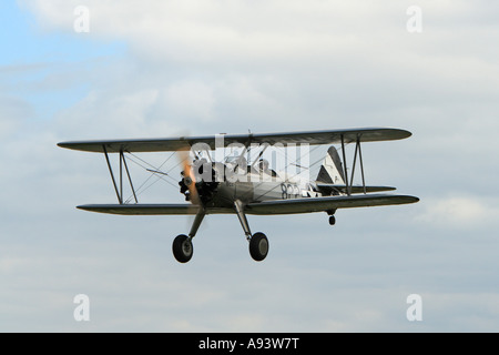 N38940 822 Boeing A75N1 Stearman poco Gransden 2006 Foto Stock