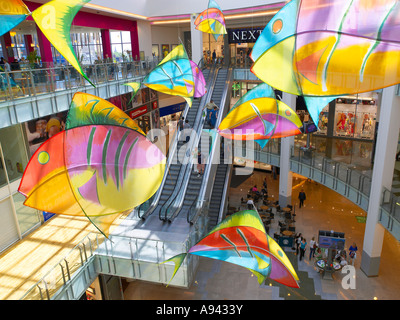 Rifatti I draghetti Circus Shopping Centre in Plymouth, DEVON REGNO UNITO Foto Stock