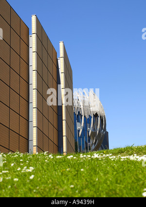 Architettura moderna a rivalorizzare i Draghetti Circus Shopping Centre in Plymouth, DEVON REGNO UNITO Foto Stock