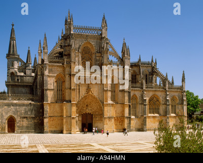 Il Portogallo. Batalha. Monastero Foto Stock