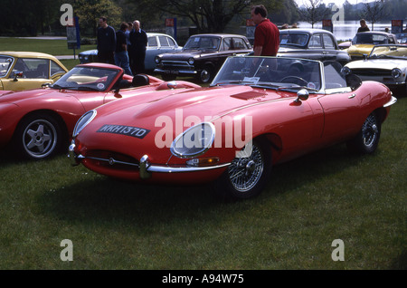 E type Jaguar auto sportiva dal 1960 1970 Periodo Foto Stock