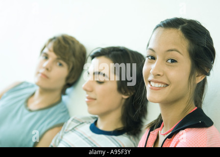 Amici di adolescenti, ritratto Foto Stock