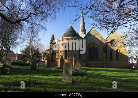 Chiesa del Santo Sepolcro, Northampton, Northamptonshire, England, Regno Unito Foto Stock