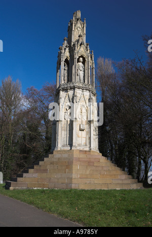 Regina Eleonora Croce, Northampton, Northamptonshire, England, Regno Unito Foto Stock