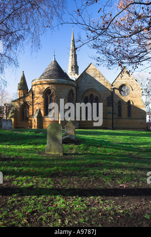 Chiesa del Santo Sepolcro, Northampton, Northamptonshire, England, Regno Unito Foto Stock