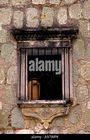 Dettagli architettonici, patio, cortile, Hotel Camino Real, hotel, ex-monastero, ex-convento, Oaxaca de Juarez, Oaxaca, Stato di Oaxaca, Messico Foto Stock