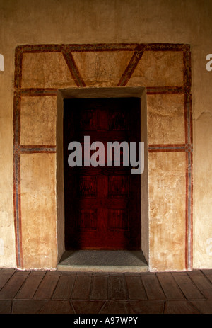 Corridoio, Hotel Camino Real, hotel, ex-monastero, ex-convento, Oaxaca de Juarez, Oaxaca, Stato di Oaxaca, Messico Foto Stock