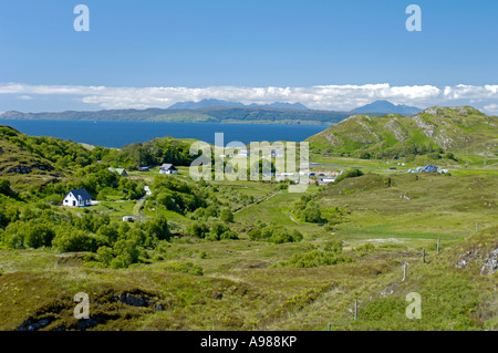 Arisaig sulla strada per le isole Inverness-shire Foto Stock