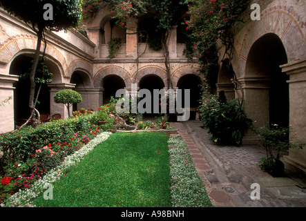 Il patio, il cortile Hotel Camino Real, hotel, ex-monastero, ex-convento, Oaxaca de Juarez, Oaxaca, Stato di Oaxaca, Messico Foto Stock