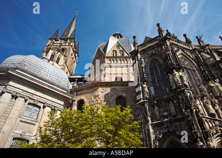 Aachen cattedrale Dom Aachen Germania Europa Foto Stock