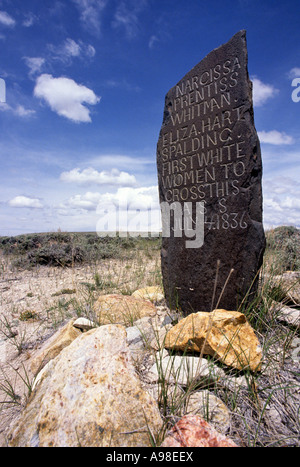 OREGON SEGNAVIA VICINO A SOUTH PASS, Wyoming. Foto Stock