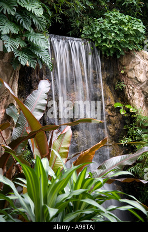 Thai ornamentali botanico Giardino formale in base al Dusit Resort hotel a Pattaya, nel sud della Thailandia Foto Stock