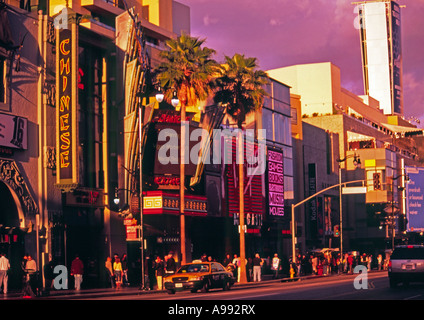 Hollywood Blvd, Hollywood, Los Angeles, California USA Foto Stock