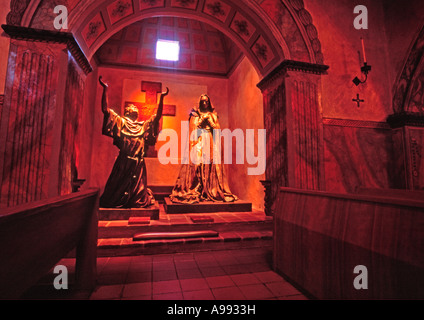 La missione di Santa Barbara mission, CALIFORNIA, STATI UNITI D'AMERICA Foto Stock