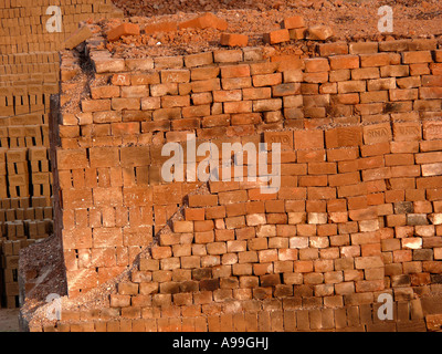 Mattone tradizionale forno di Pune, Maharasthra, India. Foto Stock